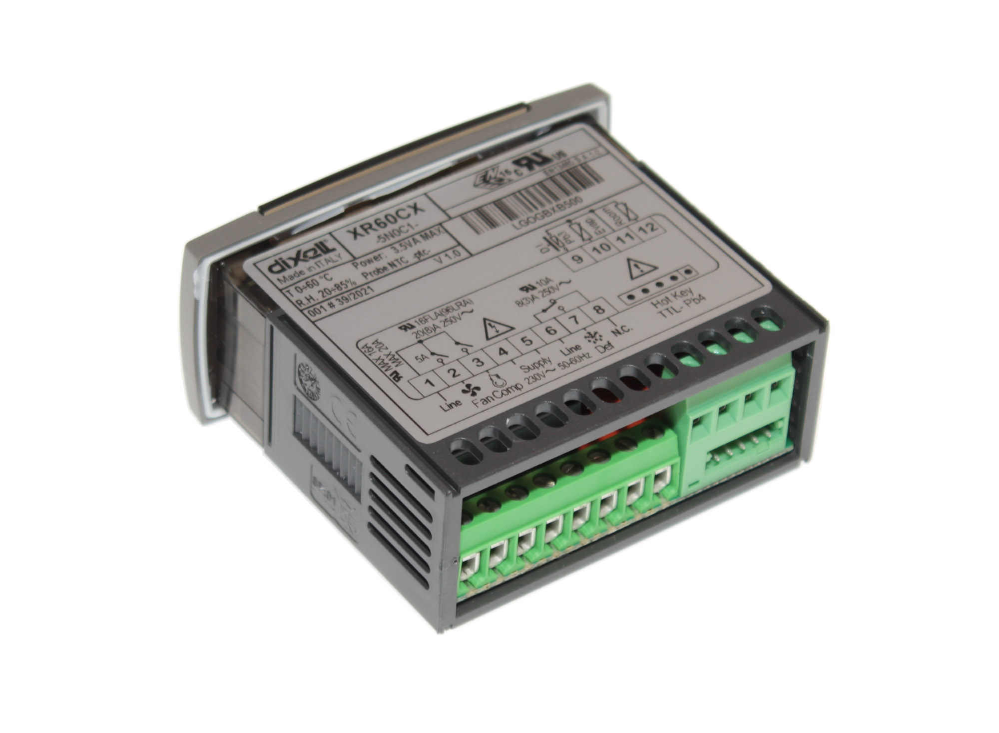 Produktbild von DIXELL XR20CX-5N0C1 Temperaturregler 230V AC – Für PTC/NTC Fühler