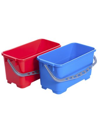 Floorstar Kunstoffeimer 22 L, Patent, rot