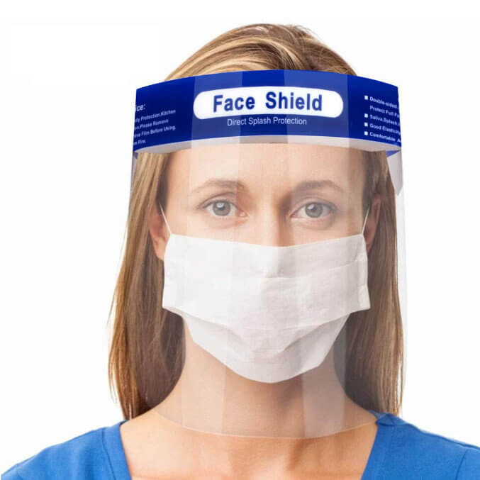 Face shield Visor - Transparent - Reusable