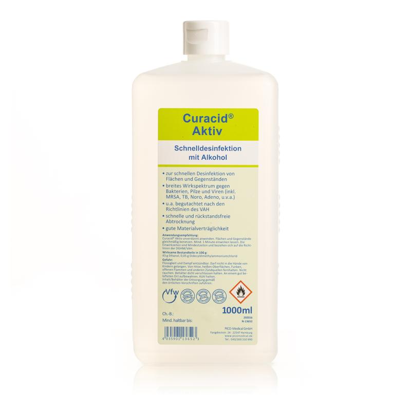 CURACID AKTIV - surface disinfection - virucidal - RKI, VAH