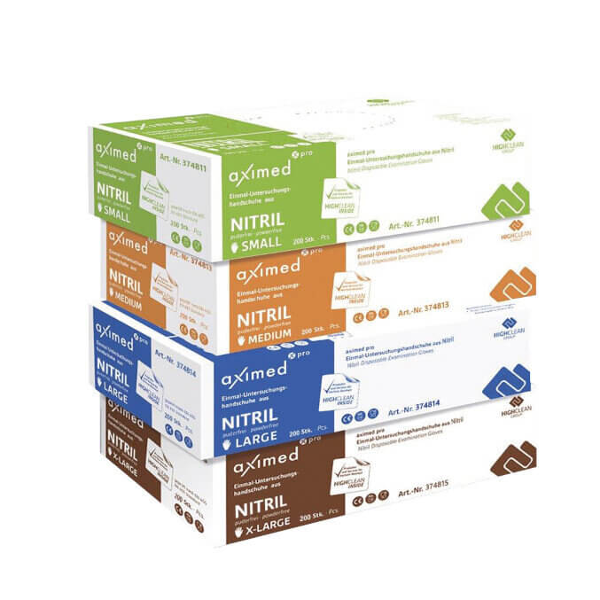 Nitrile gloves - Box of 100