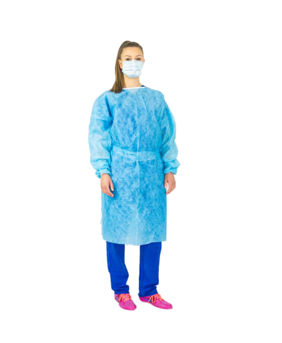 Disposable visitor gowns made of fleece - 10 pieces Disposable visitor gowns made of fleece - 10 pieces