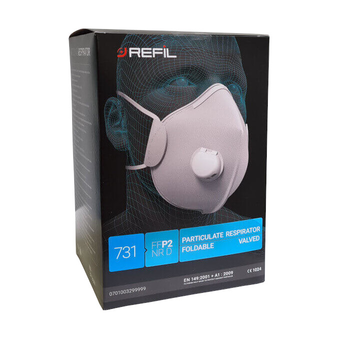 FFP2 Respirator with valve - Box of 15