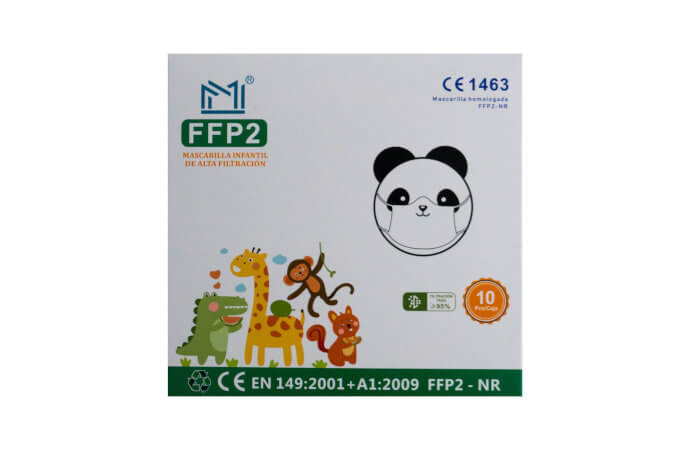 FFP2 masks for children - CE 1463 - 10 pieces