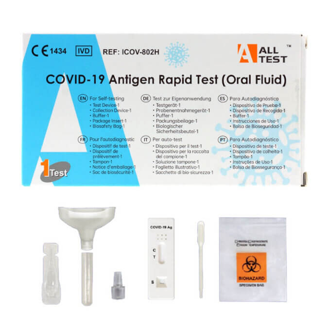 ALLTEST Covid-19 Antigen Saliva Rapid Test