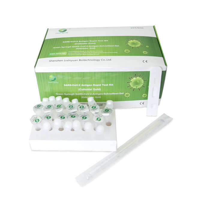 Green Spring® SARS-CoV-2 Antigen Rapid Test Kit 25x