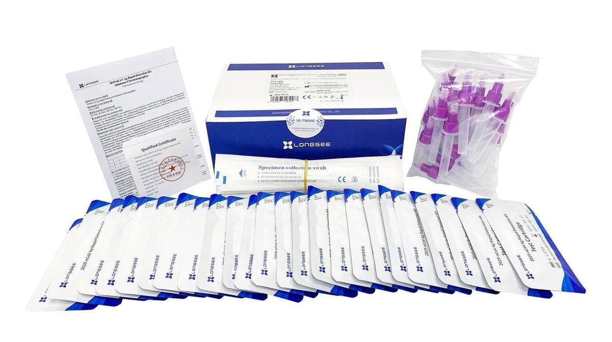 LONGSEE Corona Antigen Rapid Test Set - 25x LONGSEE Corona Antigen Rapid Test Set - 25x