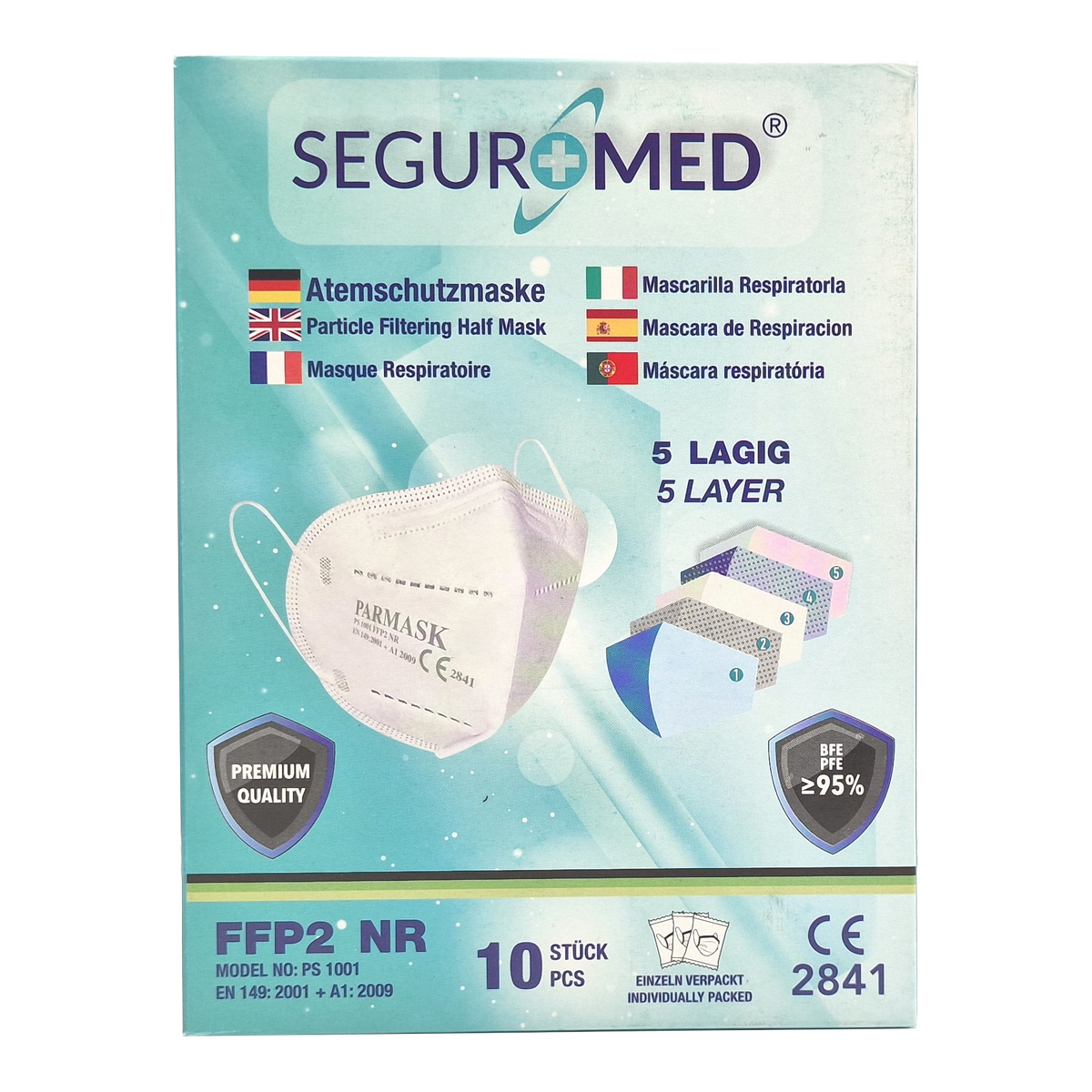 Seguromed FFP2 respirator mask