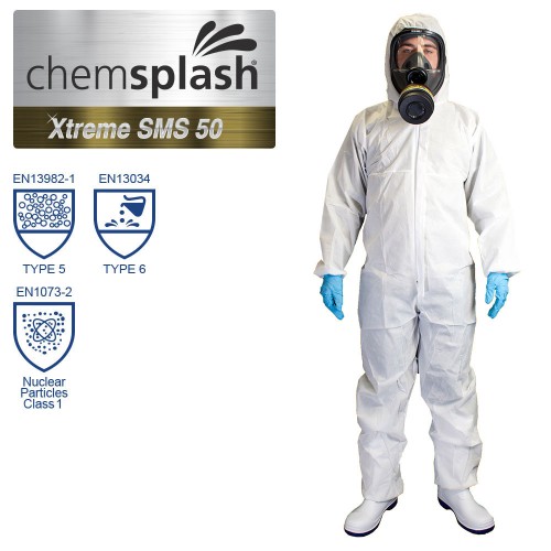 Chemsplash Xtreme 50 SMS Protective Suit Cat. III Type 5/6