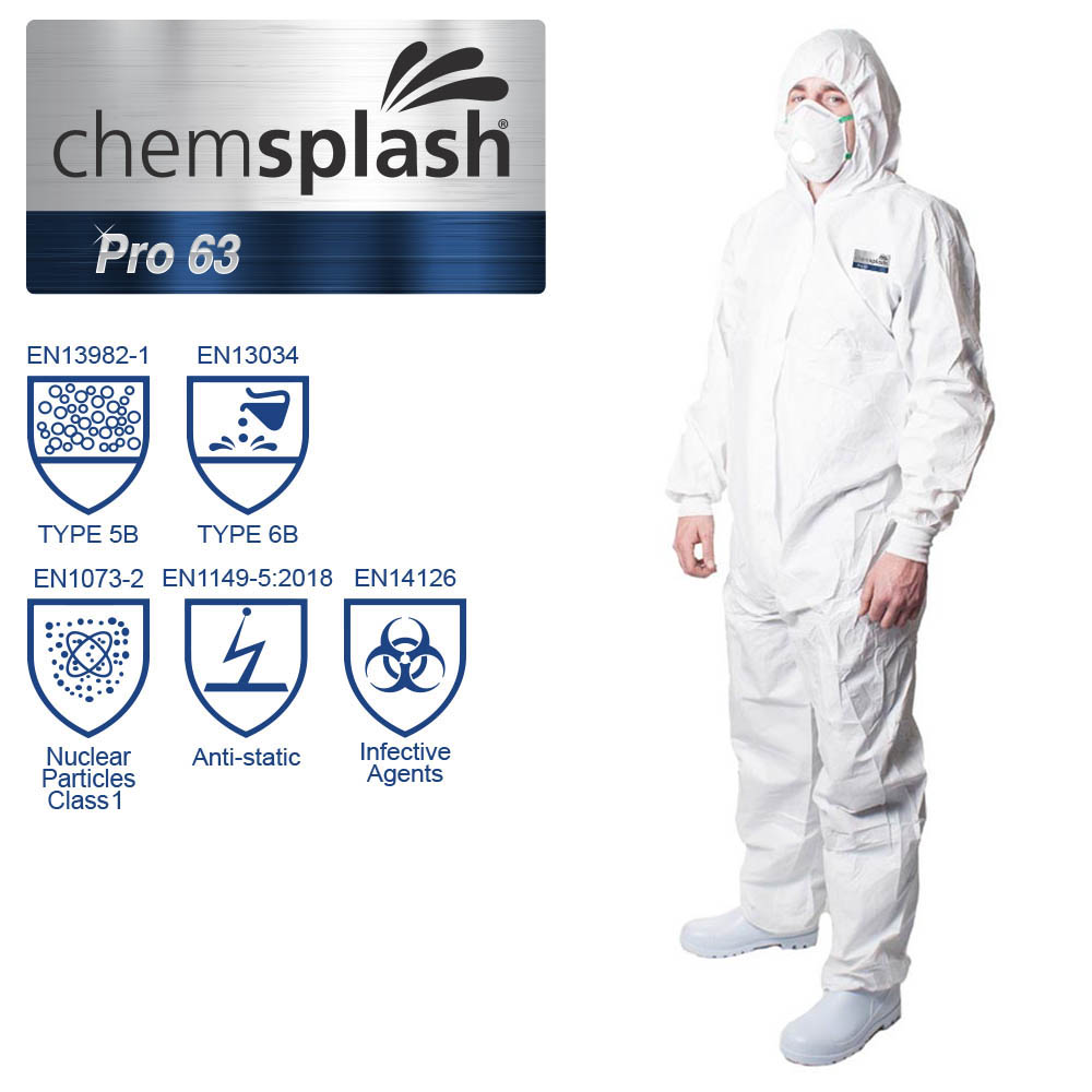 Chemsplash Pro 63 Coverall Type 5B/6B