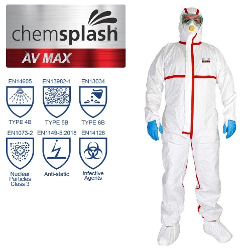 Chemsplash AG MAX Coverall - Type 4B/5B/6B