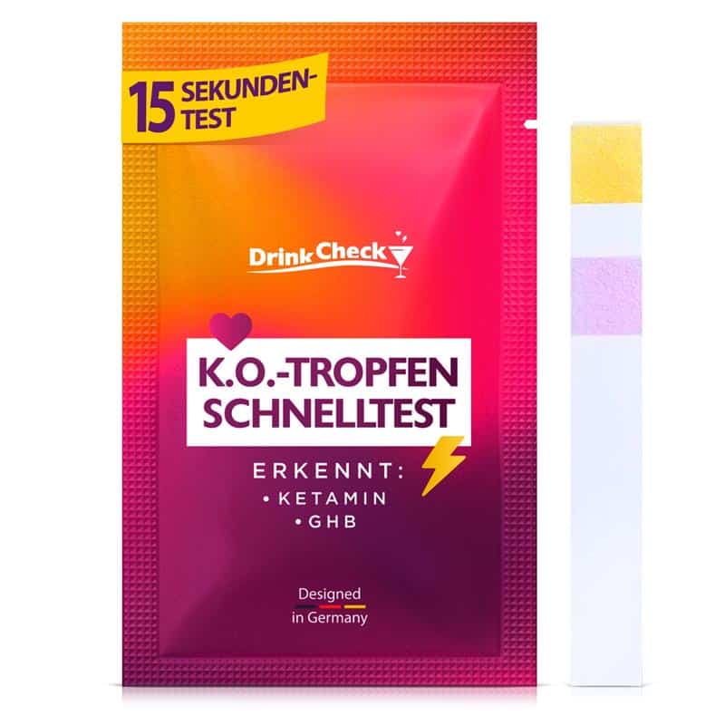 DrinkCheck K.O. drops rapid test for ketamine and GHB