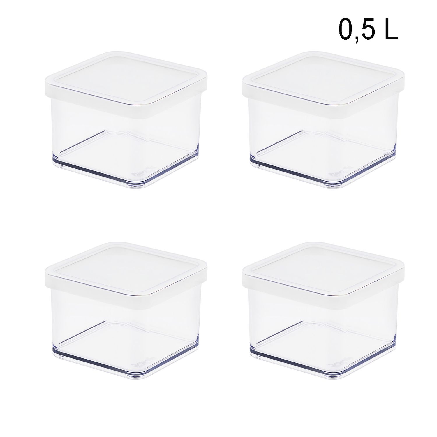 4er Set Ordnung 0,5 l LOFT