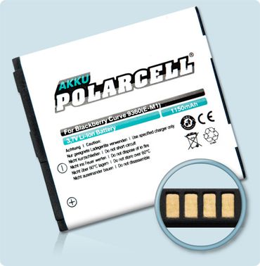 PolarCell Li-Ion Akku BlackBerry Curve 9360