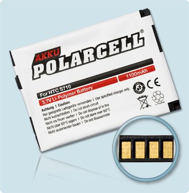 PolarCell Li-Polymer Akku HTC S630