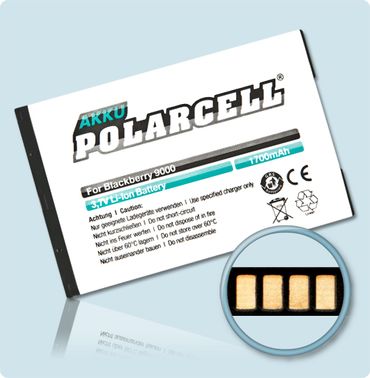 PolarCell Li-Ion Akku BlackBerry Bold 9000