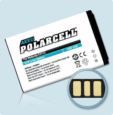 PolarCell Li-Ion Akku Motorola EX300