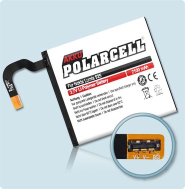 PolarCell Li-Polymer Akku Nokia Lumia 925