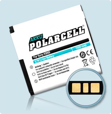 PolarCell Li-Ion Akku Sony-Ericsson K850i