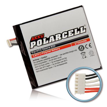 PolarCell Li-Polymer Akku HTC Desire 820
