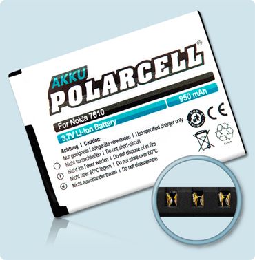 PolarCell Li-Ion Akku Nokia 7610 Supernova