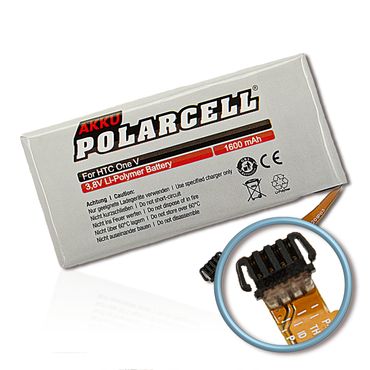 PolarCell Li-Polymer Akku HTC One V