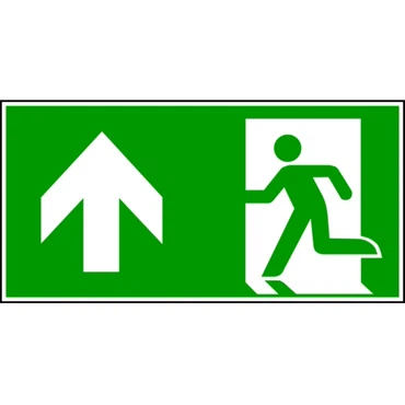 Flucht-Rettungsweg geradeaus, ISO 7010 Flucht-Rettungsweg geradeaus, ISO 7010