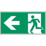 Flucht-Rettungsweg Notausgang links