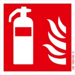 Brandschutzschild Feuerlöscher