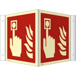 Nasen-/Winkelschild Brandmelder (ISO 7010)