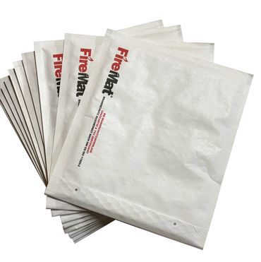 Luftpolstertasche E15 Weiss (E/5) Bedruckt FireMat Logo Luftpolstertasche FireMat E15 (E/5) 240 x 275 mm