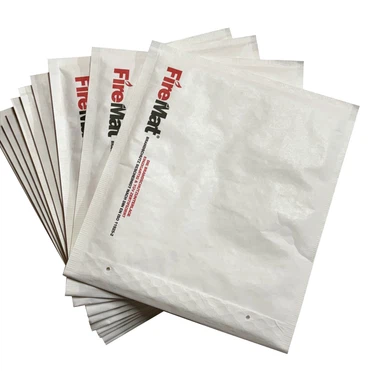 Luftpolstertasche E15 Weiss (E/5) Bedruckt FireMat Logo Luftpolstertasche FireMat E15 (E/5) 240 x 275 mm