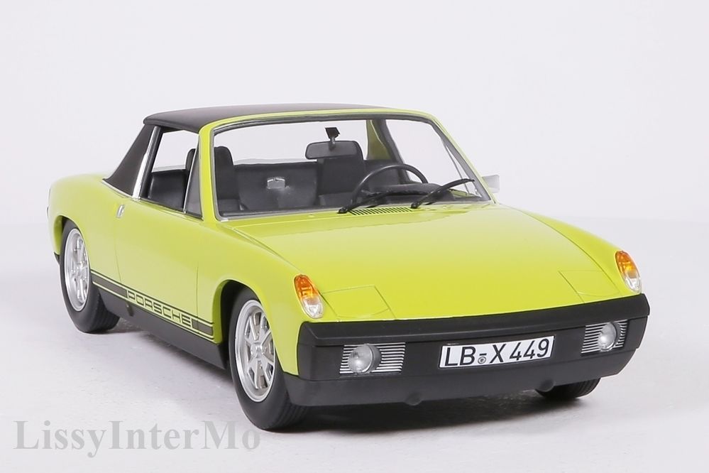 Norev 187687 VW Porsche 914 hell grüm 1975 1:18 limitiert Modellauto