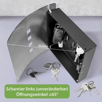 gartenpolster aufbewahrungsbox STEELSØN Icarus Gartenbox 320 L, Dunkelgrau, wasserdicht, abschließbar Auflagenboxen