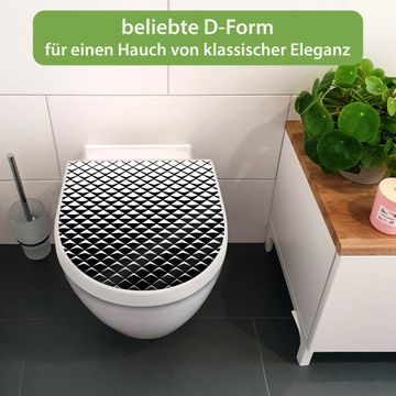 WC-Sitz Absenkautomatik WC-Sitz MDF Mit Absenkautomatik – Soft-Close, Mit Motiv, 43x37 Cm, Von 1PLUS, Verschiedene Motive