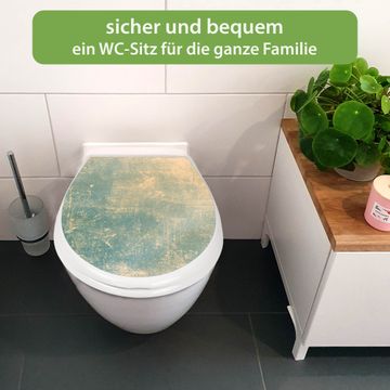 Litake Toilettendeckel Mit Kindersitz – D-Form, Absenkautomatik, Weiß, 46,4 X 35,9 Cm
