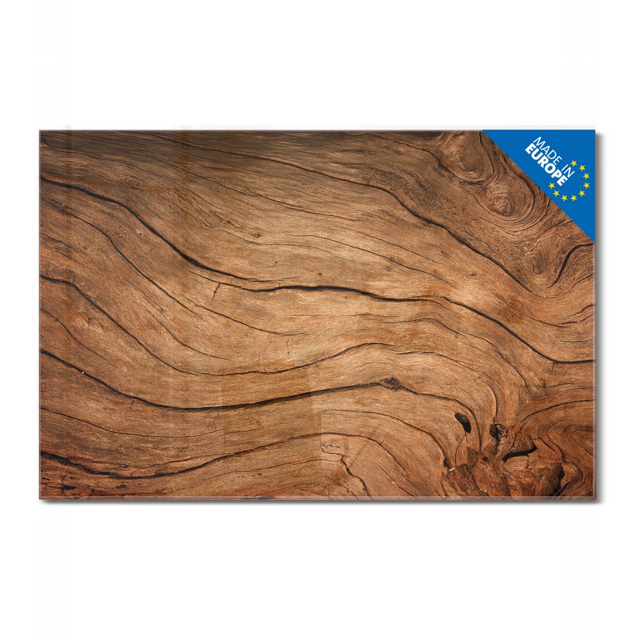 Banjado Magnettafel 78x37cm Magnetwand Silber Aus Metall Magnetpinnwand Pinnwand Inkl 4 Magnete Motiv Verwittertes Holz
