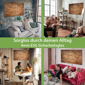 banjado Glas-Magnettafel in 45x30cm für Notizen in Holzoptik | Magnetisches Glasboard für Notizen und Fotos, mit Motiv Alte Planken in warmer Holzoptik banjado Glas-Magnettafel in 45x30cm für Notizen in Holzoptik | Magnetisches Glasboard für Notizen und Fotos, mit Motiv Alte Planken in warmer Holzoptik