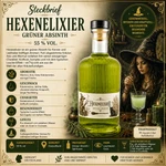 Steckbrief Main-Feines Hexenelixier – grüner Absinth mit mystischer Kräuterstimmung Übersicht Main Feines Absinth Hexenelixier