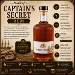 Steckbrief Main-Feines Captain’s Secret Rum – edle Spirituose für besondere Genussmomente Übersicht Main Feines Rum Captains Secret