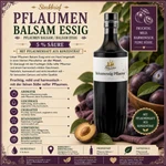 Steckbrief Pflaumen Balsam Essig von Main-Feines mit vollfruchtigem Aroma