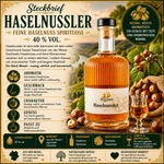 Steckbrief Main-Feines Haselnussler – edle Spirituose mit feiner Haselnussnote Übersicht Haselnuss Spezialität mit regionalem Charakter von Main-Feines