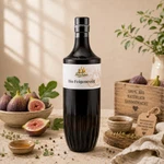 Flasche Main-Feines Bio Feigenessig mit frischen Feigen, Bio-Details und handgemachtem Charakter aus dem Rhein-Main Gebiet