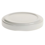 TO48-Deckel-Blueseal-Button-weiss Milchflaschen Deckel in weiss für TO48 Mündungen mit Button