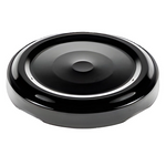 TO48-Deckel-Blueseal-Button-schwarz Milchflaschen Deckel in schwarz für TO48 Mündungen mit Button