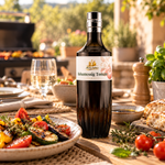 Grillgemüse und Tomaten Balsam Essig Tomaten Balsam Essig mit Grillgemüse