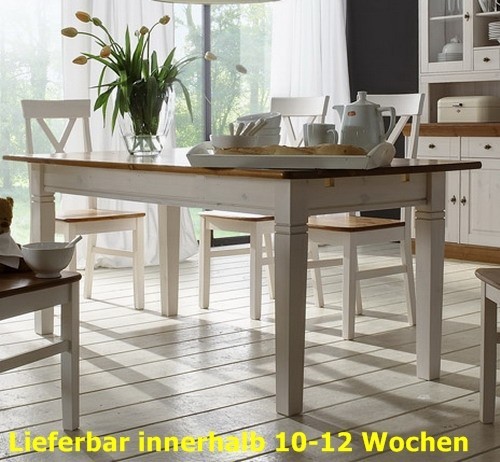Esstisch Esszimmertisch Tisch 140x90 cm Landhausstil Kiefer massiv