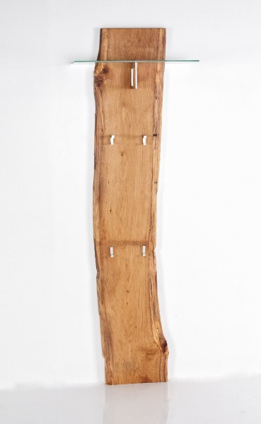 Garderobe Wandgarderobe Eiche massiv geölt