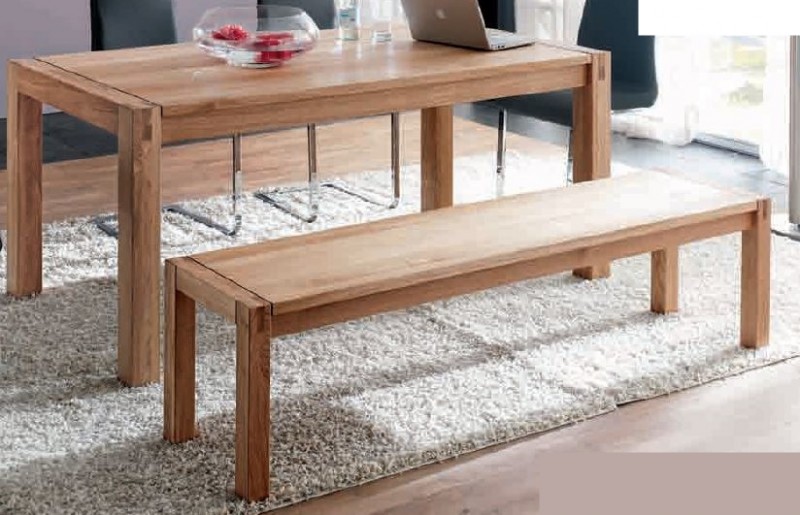 Essgruppe 200 x 77 x 90 cm Eiche Natur