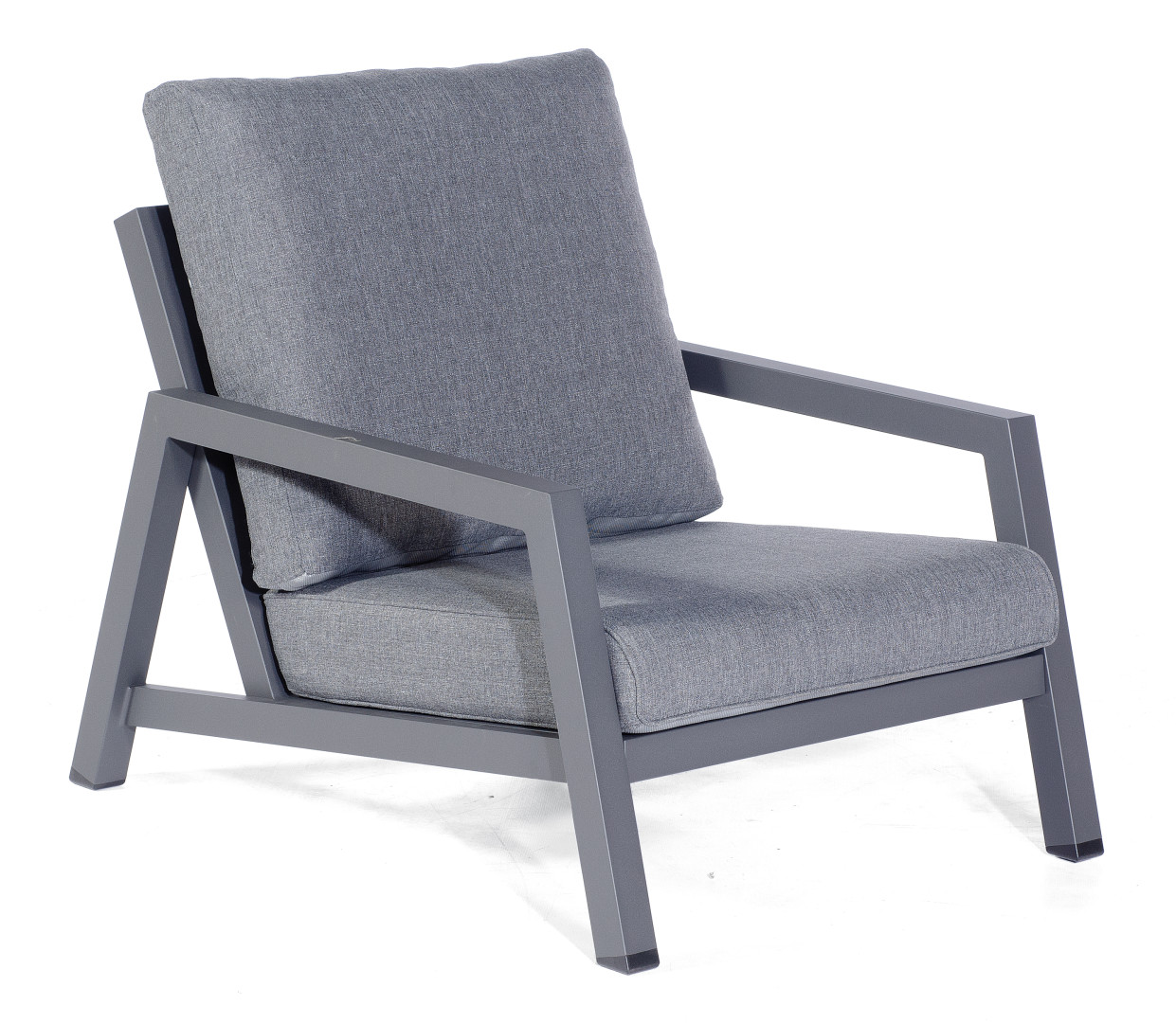 Lounge-Sessel 2er-Set Empire Aluminium Polyester Wetterfest Inklusive Kissen